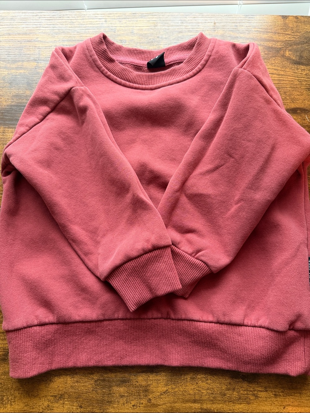 Kids Cozy Fleece Sweatshirt - Dusty Rose